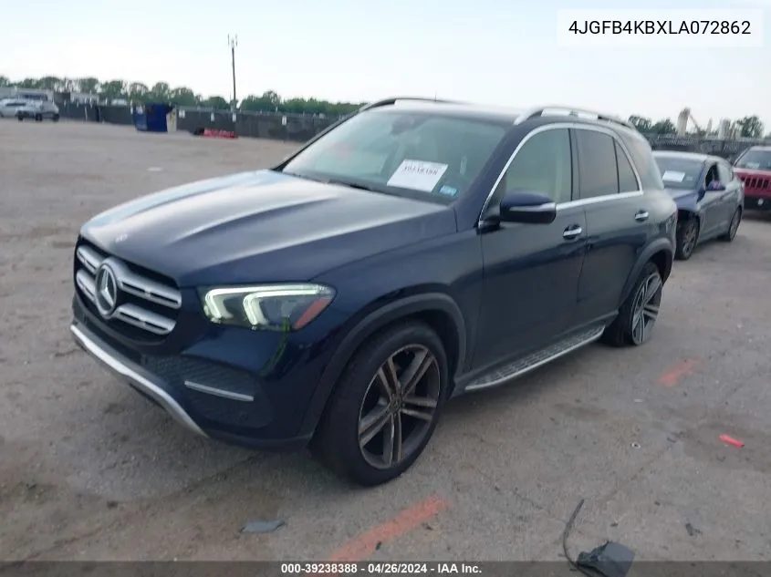 2020 Mercedes-Benz Gle 350 4Matic VIN: 4JGFB4KBXLA072862 Lot: 39238388