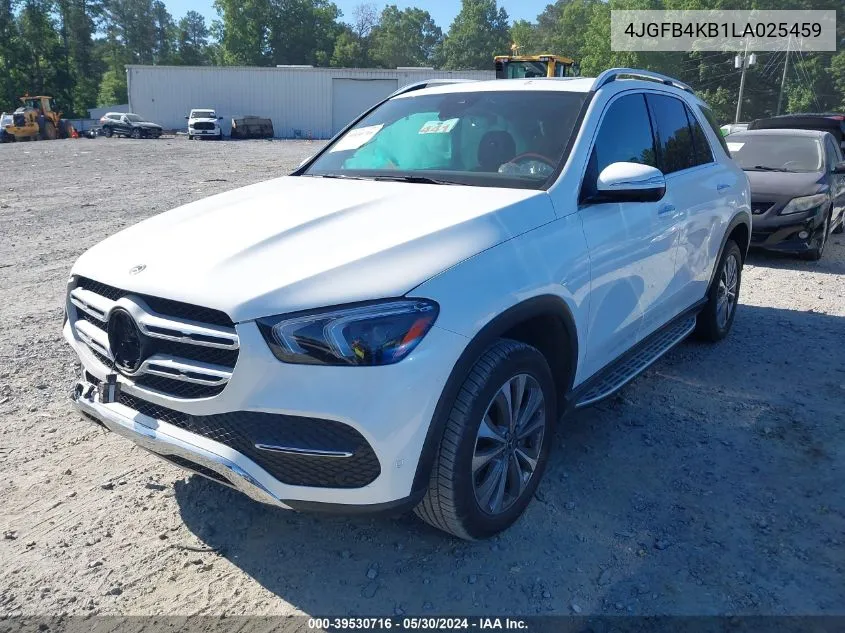 2020 Mercedes-Benz Gle 350 4Matic VIN: 4JGFB4KB1LA025459 Lot: 40531595