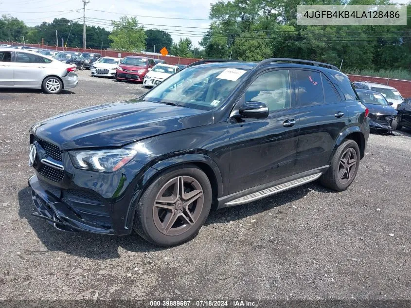 2020 Mercedes-Benz Gle 350 4Matic VIN: 4JGFB4KB4LA128486 Lot: 39889687