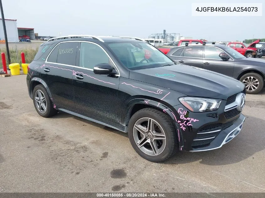 2020 Mercedes-Benz Gle 350 350 4Matic VIN: 4JGFB4KB6LA254073 Lot: 40150085