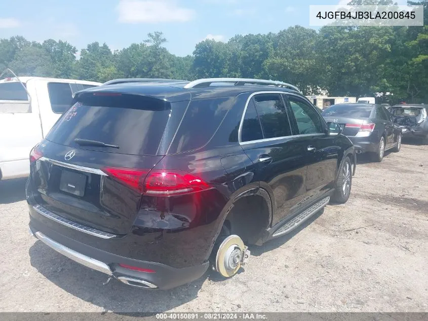 2020 Mercedes-Benz Gle 350 350 VIN: 4JGFB4JB3LA200845 Lot: 40150891