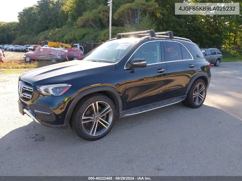 2020 Mercedes-Benz Gle 450 4Matic VIN: 4JGFB5KB9LA025232 Lot: 40222468