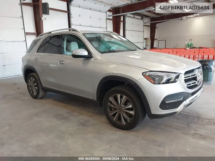 2020 Mercedes-Benz Gle 350 4Matic VIN: 4JGFB4KB1LA075634 Lot: 40269304