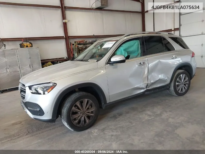 2020 Mercedes-Benz Gle 350 4Matic VIN: 4JGFB4KB1LA075634 Lot: 40269304