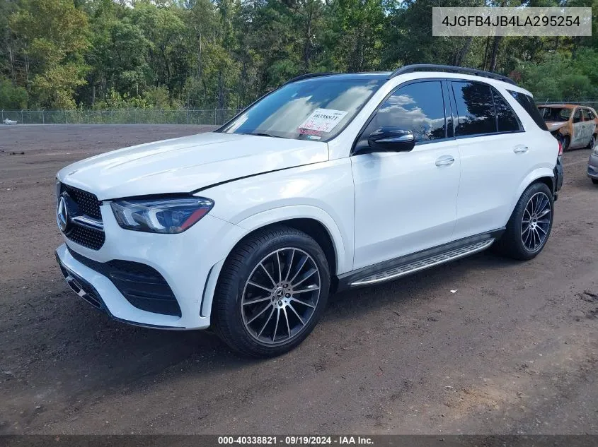 2020 Mercedes-Benz Gle 350 VIN: 4JGFB4JB4LA295254 Lot: 40338821