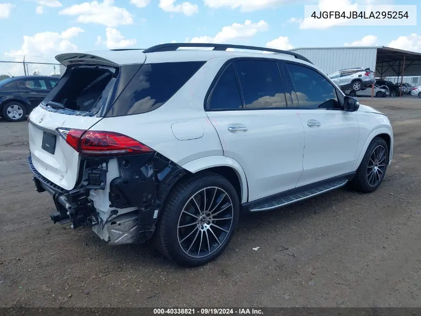 2020 Mercedes-Benz Gle 350 VIN: 4JGFB4JB4LA295254 Lot: 40338821