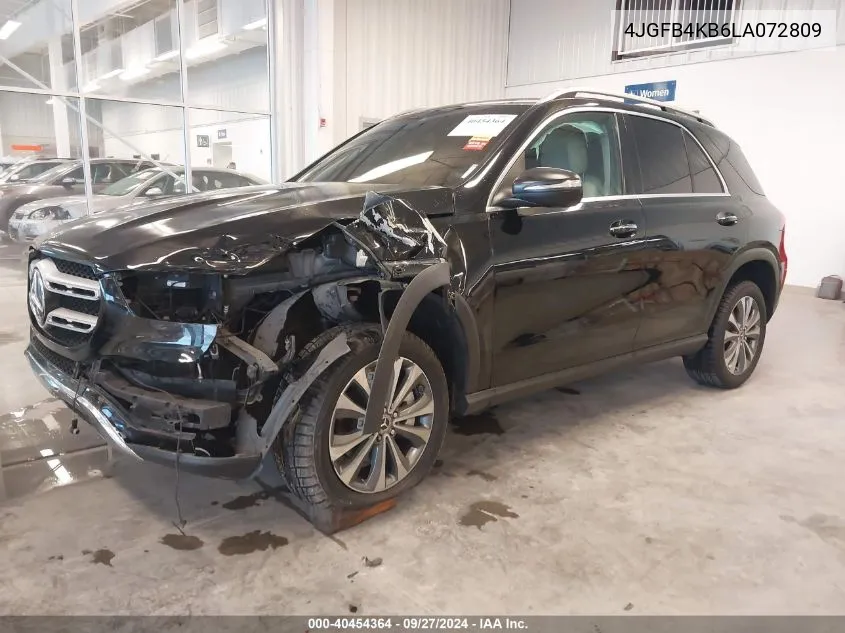 2020 Mercedes-Benz Gle 350 4Matic VIN: 4JGFB4KB6LA072809 Lot: 40454364