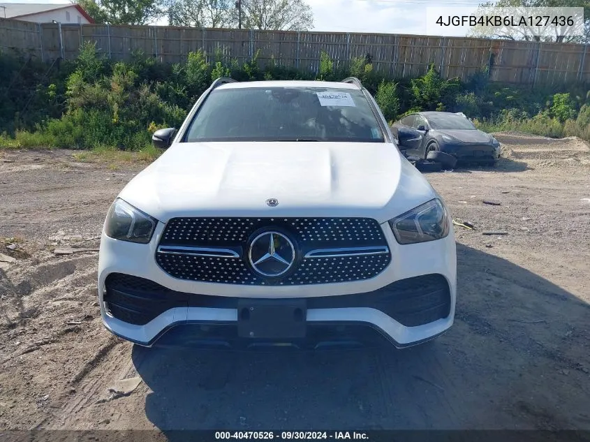 2020 Mercedes-Benz Gle 350 4Matic VIN: 4JGFB4KB6LA127436 Lot: 40470526