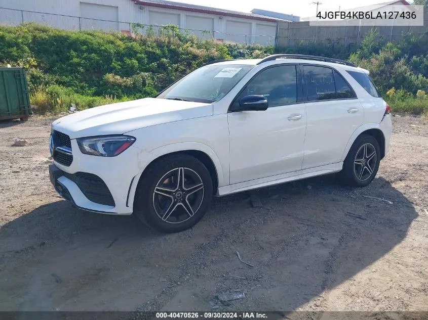 2020 Mercedes-Benz Gle 350 4Matic VIN: 4JGFB4KB6LA127436 Lot: 40470526