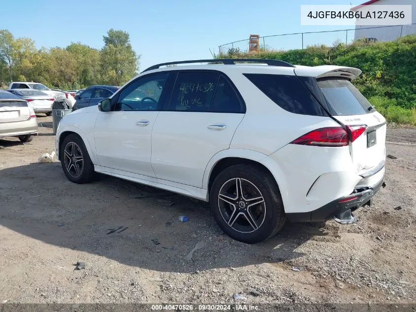 2020 Mercedes-Benz Gle 350 4Matic VIN: 4JGFB4KB6LA127436 Lot: 40470526