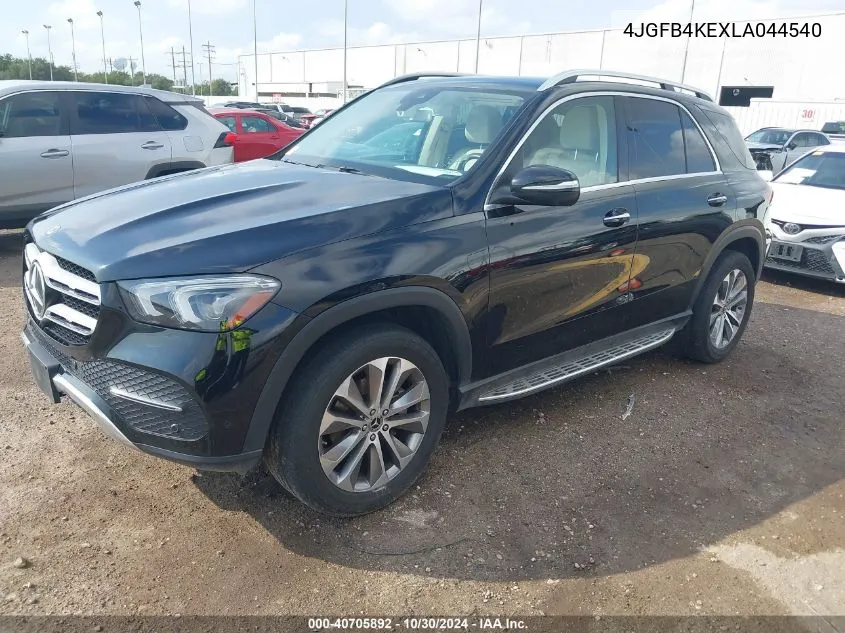 2020 Mercedes-Benz Gle 350 4Matic VIN: 4JGFB4KEXLA044540 Lot: 40705892