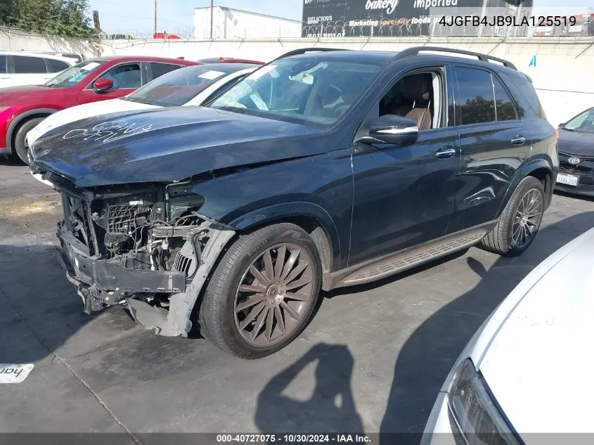 2020 Mercedes-Benz Gle 350 VIN: 4JGFB4JB9LA125519 Lot: 40727075