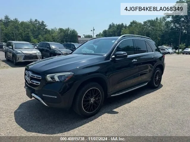 2020 Mercedes-Benz Gle 350 4Matic VIN: 4JGFB4KE8LA068349 Lot: 40815738