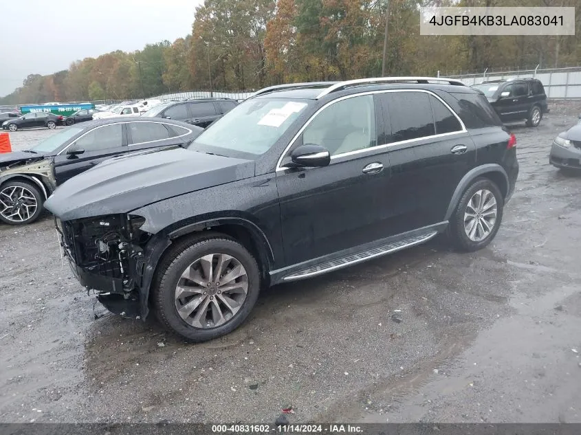 4JGFB4KB3LA083041 2020 Mercedes-Benz Gle 350 4Matic