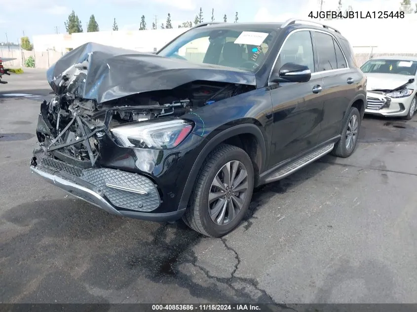 2020 Mercedes-Benz Gle 350 VIN: 4JGFB4JB1LA125448 Lot: 40853686