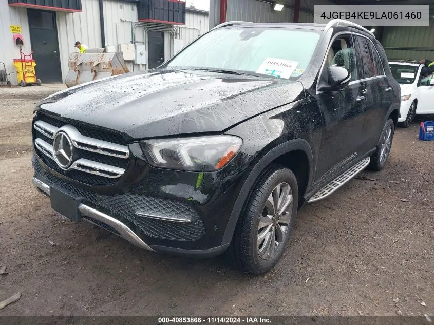 2020 Mercedes-Benz Gle 350 4Matic VIN: 4JGFB4KE9LA061460 Lot: 40853866