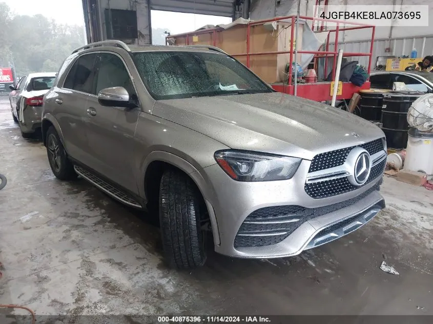 2020 Mercedes-Benz Gle 350 4Matic VIN: 4JGFB4KE8LA073695 Lot: 40875396