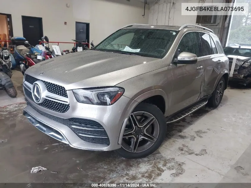 2020 Mercedes-Benz Gle 350 4Matic VIN: 4JGFB4KE8LA073695 Lot: 40875396