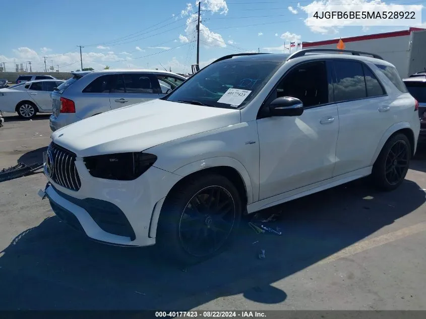 2021 Mercedes-Benz Amg Gle 53 4Matic VIN: 4JGFB6BE5MA528922 Lot: 40177423