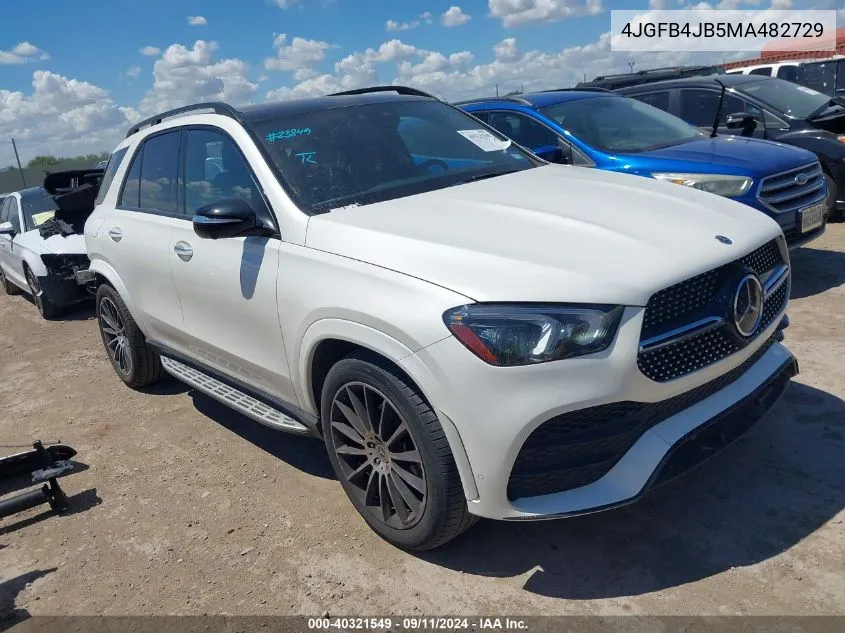 2021 Mercedes-Benz Gle 350 350 VIN: 4JGFB4JB5MA482729 Lot: 40321549