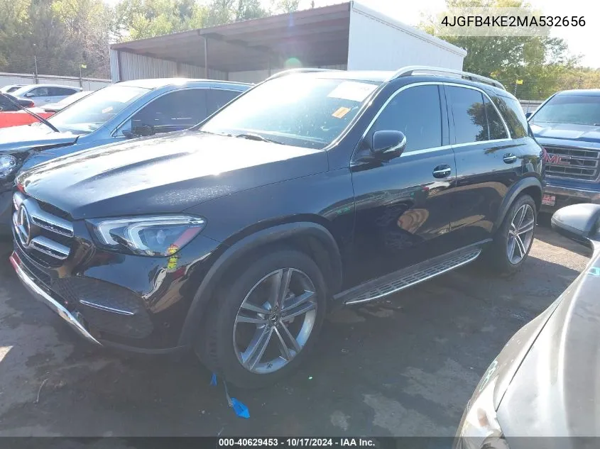 2021 Mercedes-Benz Gle 350 4Matic VIN: 4JGFB4KE2MA532656 Lot: 40629453