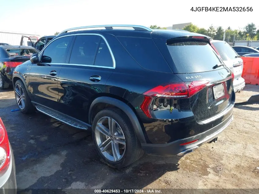 2021 Mercedes-Benz Gle 350 4Matic VIN: 4JGFB4KE2MA532656 Lot: 40629453