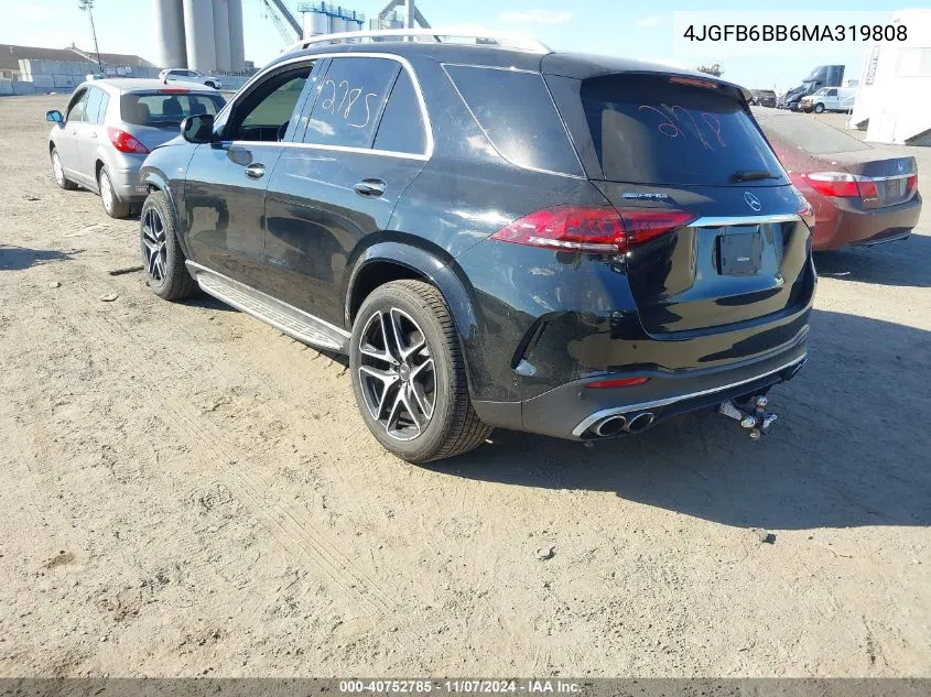 2021 Mercedes-Benz Amg Gle 53 4Matic VIN: 4JGFB6BB6MA319808 Lot: 40752785