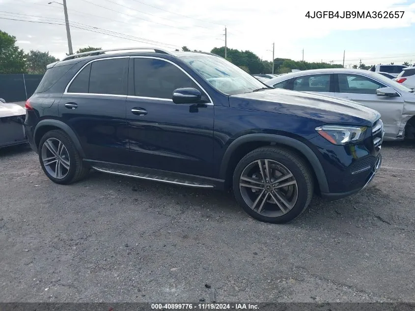 2021 Mercedes-Benz Gle 350 VIN: 4JGFB4JB9MA362657 Lot: 40899776