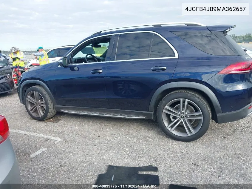 2021 Mercedes-Benz Gle 350 VIN: 4JGFB4JB9MA362657 Lot: 40899776