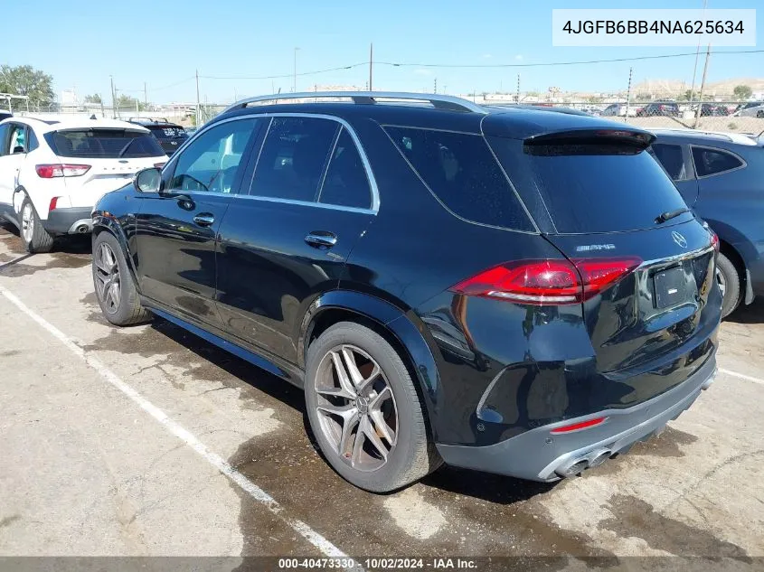 2022 Mercedes-Benz Amg Gle 53 4Matic VIN: 4JGFB6BB4NA625634 Lot: 40473330