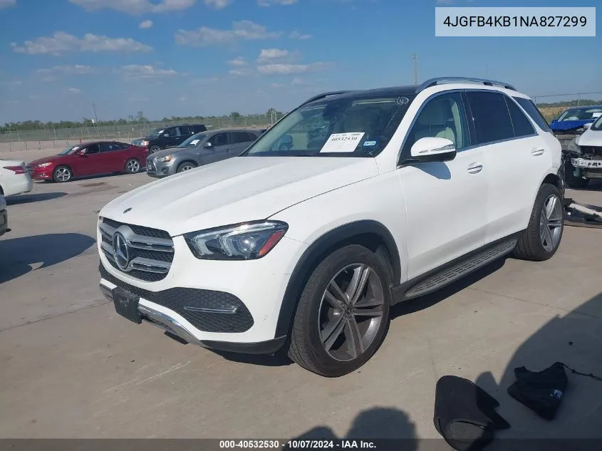 2022 Mercedes-Benz Gle 350 4Matic VIN: 4JGFB4KB1NA827299 Lot: 40532530