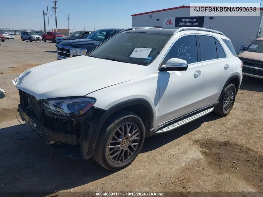 2022 Mercedes-Benz Gle 350 4Matic VIN: 4JGFB4KB5NA590638 Lot: 40591111