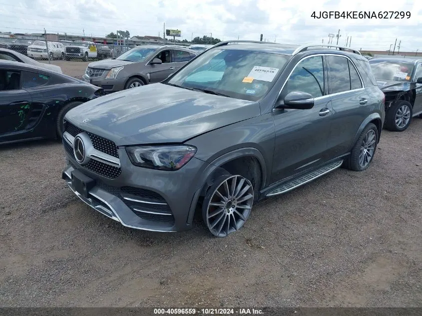 2022 Mercedes-Benz Gle 350 350 4Matic VIN: 4JGFB4KE6NA627299 Lot: 40596559