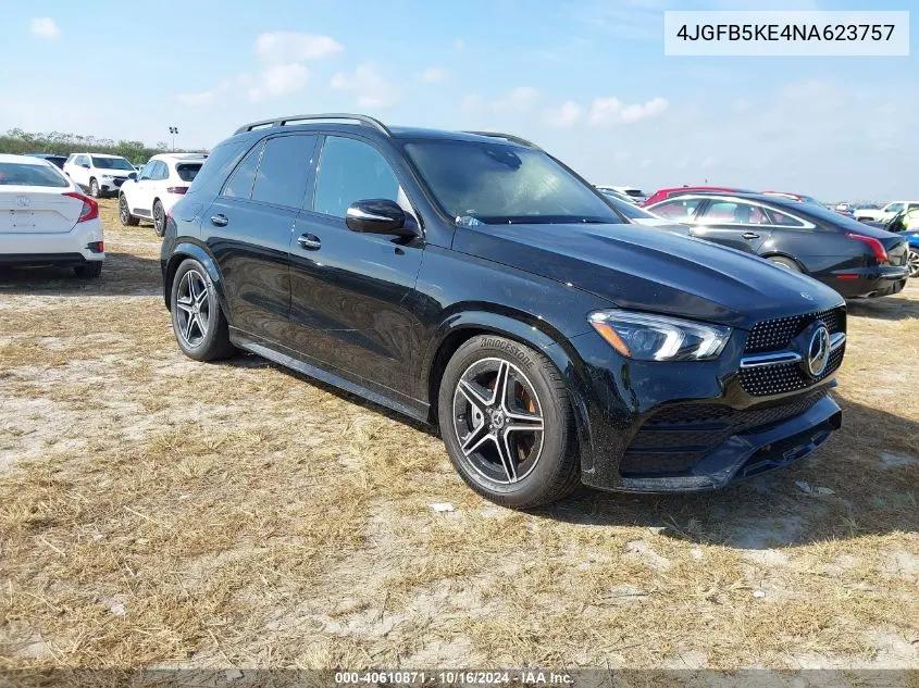 2022 Mercedes-Benz Gle 450 4Matic VIN: 4JGFB5KE4NA623757 Lot: 40610871