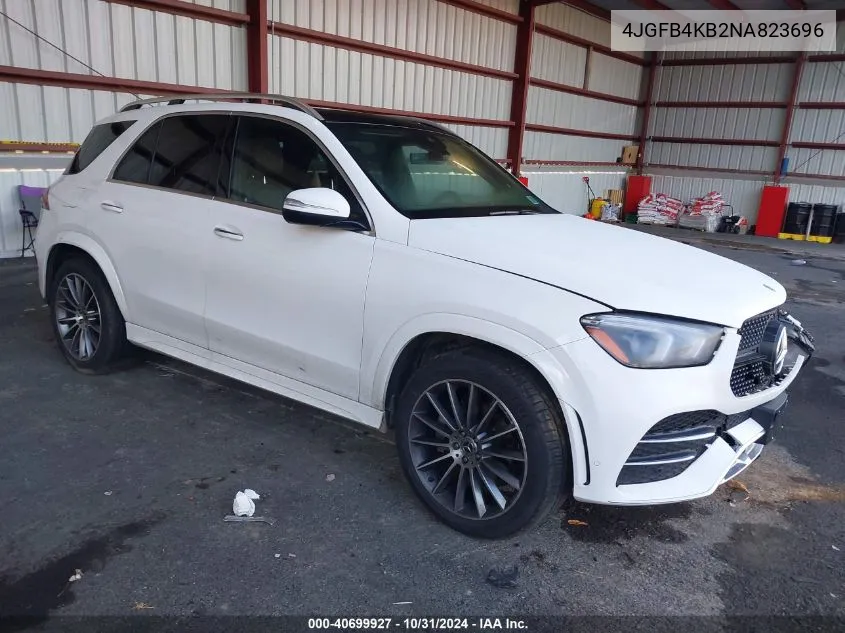 2022 Mercedes-Benz Gle 350 4Matic VIN: 4JGFB4KB2NA823696 Lot: 40699927