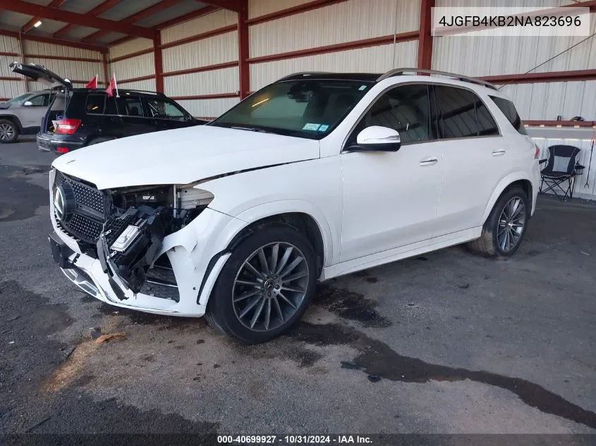 2022 Mercedes-Benz Gle 350 4Matic VIN: 4JGFB4KB2NA823696 Lot: 40699927