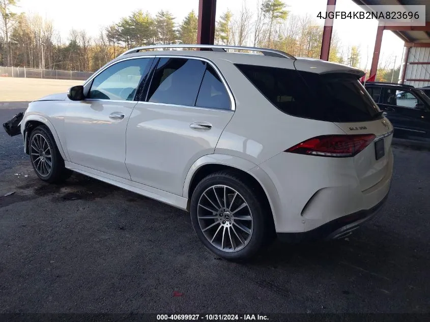 2022 Mercedes-Benz Gle 350 4Matic VIN: 4JGFB4KB2NA823696 Lot: 40699927