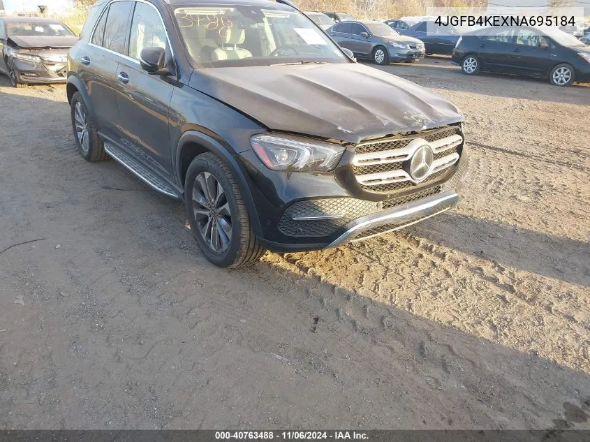 2022 Mercedes-Benz Gle 350 4Matic VIN: 4JGFB4KEXNA695184 Lot: 40763488