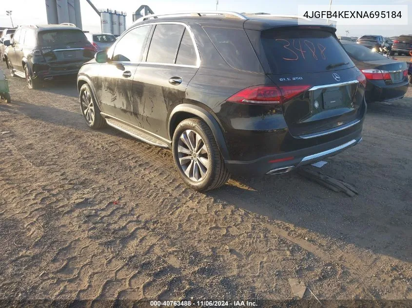 2022 Mercedes-Benz Gle 350 4Matic VIN: 4JGFB4KEXNA695184 Lot: 40763488