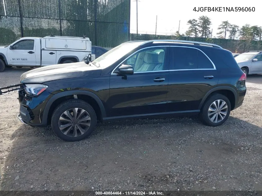 2022 Mercedes-Benz Gle 350 4Matic VIN: 4JGFB4KE1NA596060 Lot: 40854464