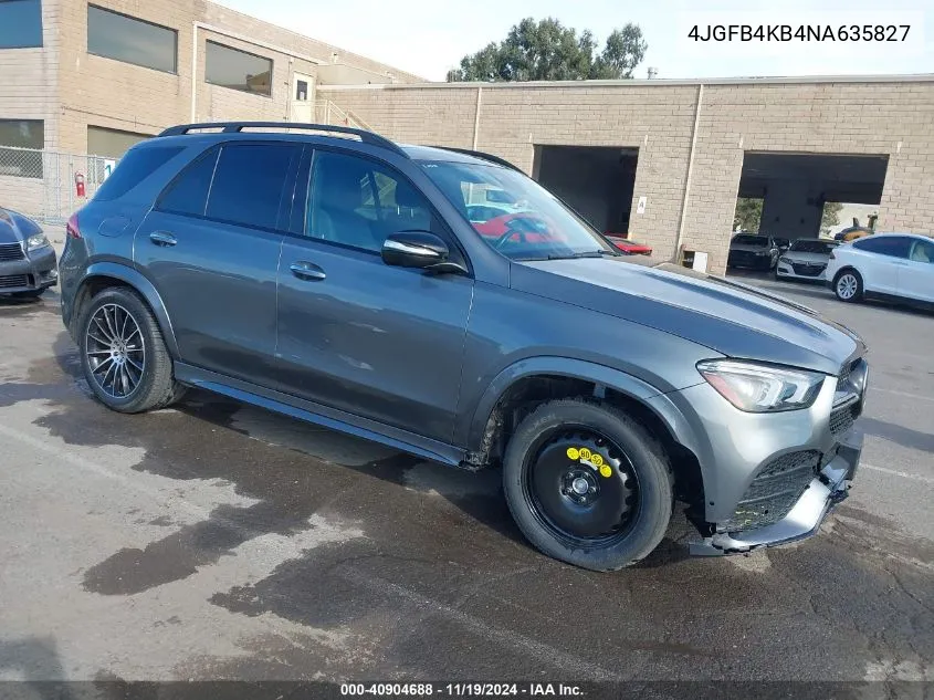 2022 Mercedes-Benz Gle 350 4Matic VIN: 4JGFB4KB4NA635827 Lot: 40904688