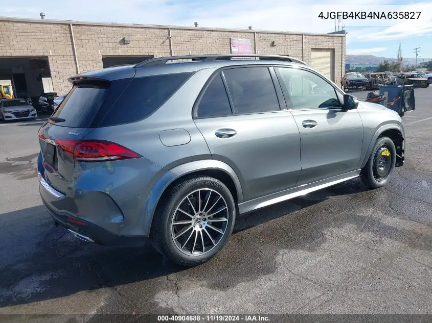 2022 Mercedes-Benz Gle 350 4Matic VIN: 4JGFB4KB4NA635827 Lot: 40904688