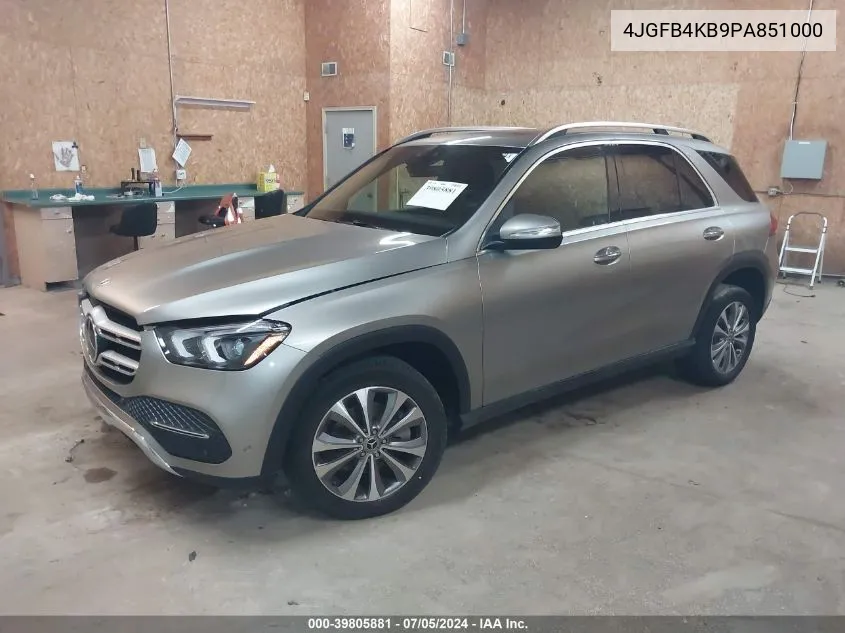 2023 Mercedes-Benz Gle 350 4Matic VIN: 4JGFB4KB9PA851000 Lot: 39805881