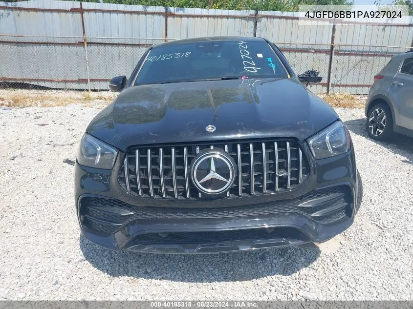 2023 Mercedes-Benz Gle Amg Gle 53 VIN: 4JGFD6BB1PA927024 Lot: 40185318