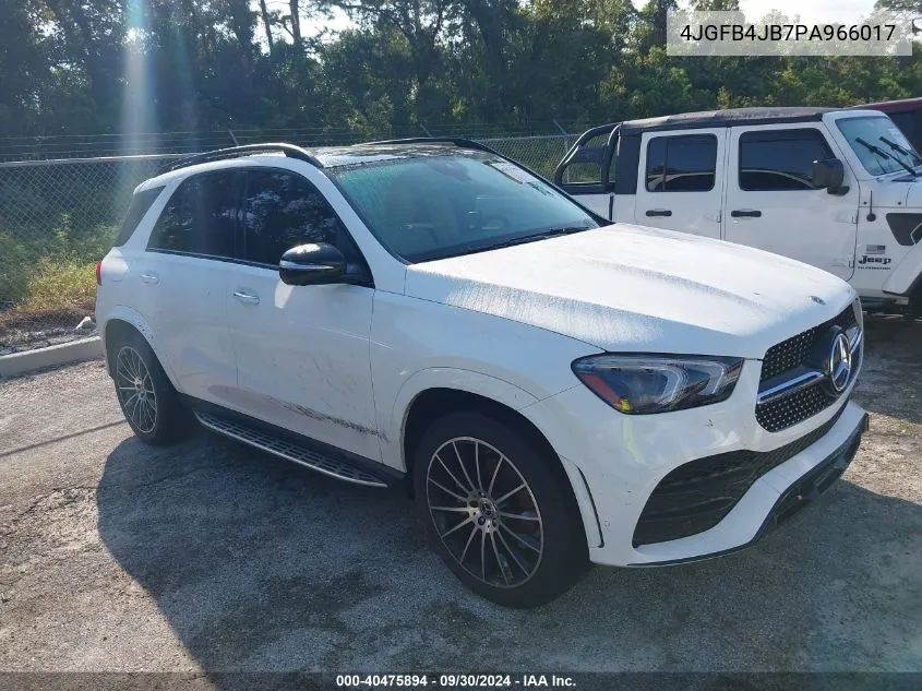 2023 Mercedes-Benz Gle 350 VIN: 4JGFB4JB7PA966017 Lot: 40475894