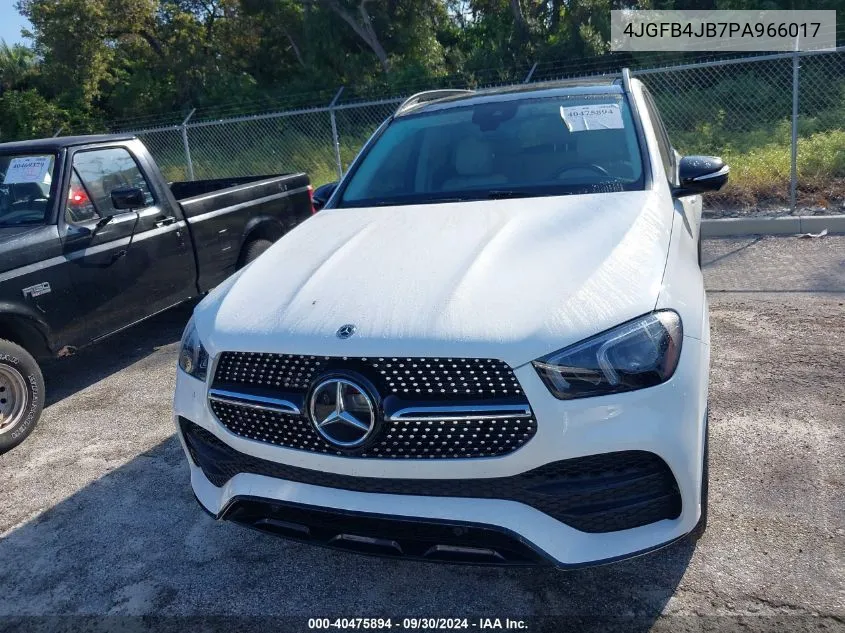 2023 Mercedes-Benz Gle 350 VIN: 4JGFB4JB7PA966017 Lot: 40475894