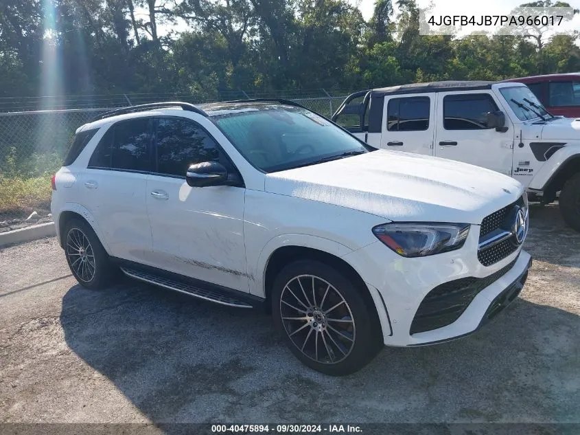 2023 Mercedes-Benz Gle 350 VIN: 4JGFB4JB7PA966017 Lot: 40475894