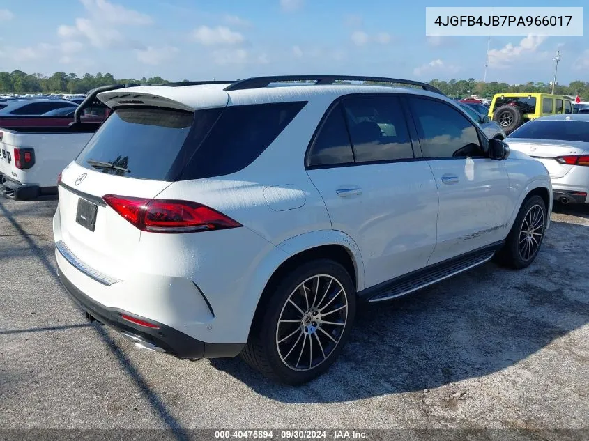 2023 Mercedes-Benz Gle 350 VIN: 4JGFB4JB7PA966017 Lot: 40475894