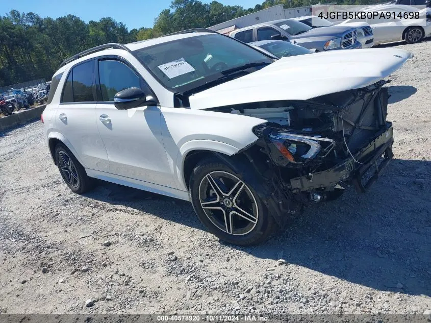 2023 Mercedes-Benz Gle 450 4Matic VIN: 4JGFB5KB0PA914698 Lot: 40578920