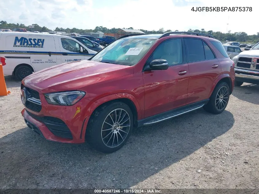 2023 Mercedes-Benz Gle 450 4Matic VIN: 4JGFB5KB5PA875378 Lot: 40587246